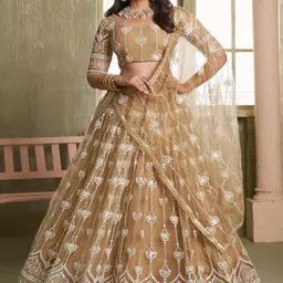 Ethniqlo Embellished Sequinned Lehenga With Blouse & Dupatta-picture-15