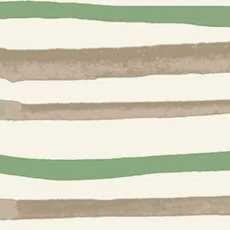 URBAN SPACE Green Striped 144 TC King Bedsheet with 2 Pillow Covers image 5