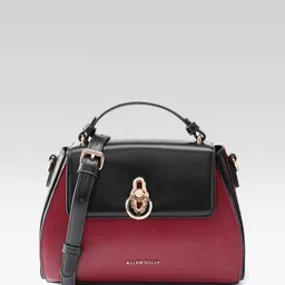 Allen Solly Colourblocked Structured Satchel Bag image 1