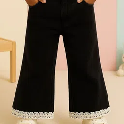 Googo Gaaga Girls Flared Mid-Rise Stretchable Jeans image 1