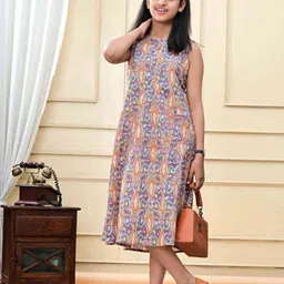 DMP FASHION Girls Print A-Line Dress-image-92