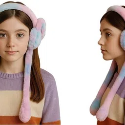 empoison 2pc Soft comfortable warm Earmuffs | Rabbit Cute & Stylish Ear Warmers | Earmuff Ear Muff-picture-15