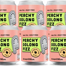 pushers Peach Oolong Fizz-low calories drink- healthy drink | No artificial Color Hydration Drink-picture-24