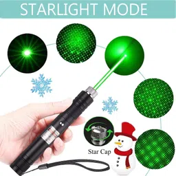 FABUNIK Premium Laser Light Pointer With Different Modes, Rechargeable, Charger Inside image 2