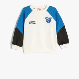 Koton Boys Colourblocked Sweatshirt-picture-20