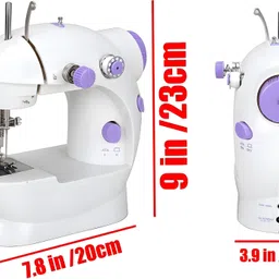betzila Multi Electric Mini 4 in 1 Desktop Functional Household Sewing Machine, Mini Sewing Machine, Sewing Machine for Home Tailoring, Mini Sewing Machine for Home Manual Sewing Machine image 5
