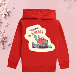 NUSYL Girls Printed Hooded Sweatshirt-image-87