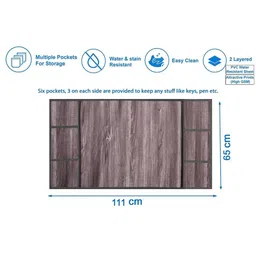 The Furnishing Tree Grey Printed Air Conditioner Cover image 3