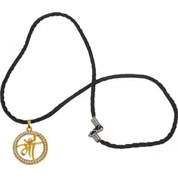 Utkarsh Gold-Plated Circular Pendants with Chains image 4