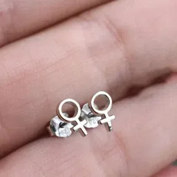 Anouk Contemporary Studs Earrings image 2