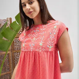 Vishudh Women Embroidered Empire Top-image-12