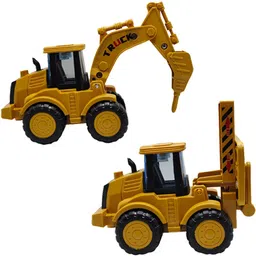 sve Construction Vehicles Pretend Play Toy Trucks Play Set Building Vehicles Set image 4