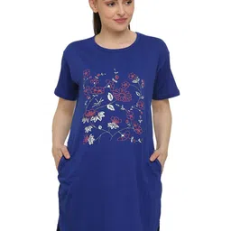 DDASPRATION Women Printed Ethnic Raw Edge T-shirt-image-73
