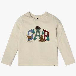 GAP Boys Graphic Printed Patterned Relaxed Fit Long Sleeves Cotton T-Shirt-picture-17