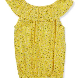 Gini and Jony Floral Print Off-Shoulder Cotton Top image 2
