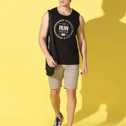 WOOSTRO Men Pack Of 2 Typography Printed Scoop Neck Cotton Slim Fit T-shirts image 3