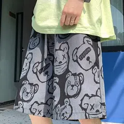 HERE&NOW Men Printed Mid-Rise Shorts image 4