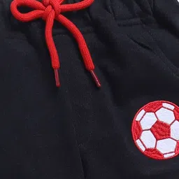 Toonyport Boys Pack Of 3 Typography Embroidered Regular Fit Mid-Rise Track Pants image 3