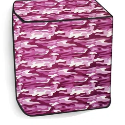 The Furnishing Tree Purple Printed Washing Machine Cover-picture-32