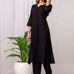 Anouk Women Viscose Rayon Straight Kurtas image 2