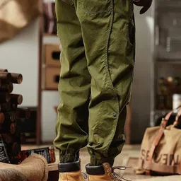 StyleCast x Revolte Men Pleated Cargos Trousers image 5