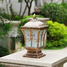 delbay Outdoor LED Gate Light - Waterproof Wall Sconce for Garden, Yard, and Entrance (Bulbnot incl.) (Pack of 1) Gate Light Outdoor Lamp-picture-18