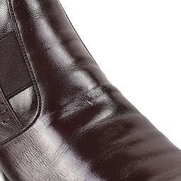 mochi Metro Men Black High-top Leather Boots image 2