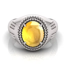 RRVGEM 12.00 KT Yellow Sapphire Ring-picture-36