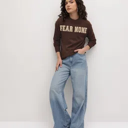 The Roadster Life Co. Typography Applique Pullover image 2