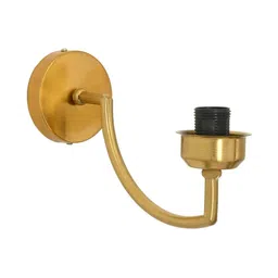 1ST TIME Black & Gold-Toned Textured Metal Traditional Rectangle Shaped Wall Lamp image 3