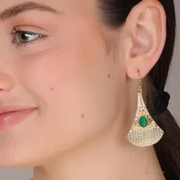 Dua Gold-Plated Brass Drop Earrings-picture-29