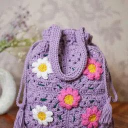 ITIHASIKALA Women Textured Bucket Embellished Handheld Bag-picture-35