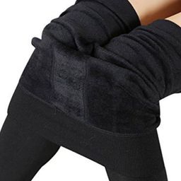 SECRETS BY ZEROKAATA Women High Waist Fleece Winter Fur Pantyhose Stockings-picture-28