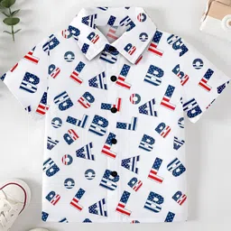 DUTT CREATION Pack of 2 Boys Printed Shirt image 3