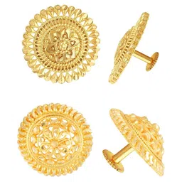 VIVASTRI Women Gold-Plated Alloy Earrings image 1