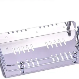 nestbond Anti-Rust Stainless Steel Multi-Purpose Sheet Shelf (9 Inch) Stainless Steel Stainless Steel Wall Shelf image 1