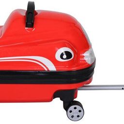 polo class Small Cabin Suitcase (18 inch) 4 Wheels - Kids Trolley Bag - Red - Red-picture-4