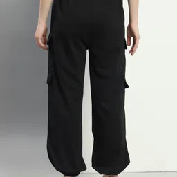 q-rious Women Comfort Fit Multicolor Cotton Blend Trousers image 2