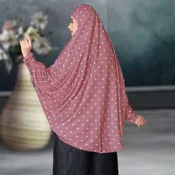 tijarat Printed Polyester Women Brown Fancy Scarf image 4