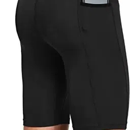 ninq Solid Men Black Tights-picture-25