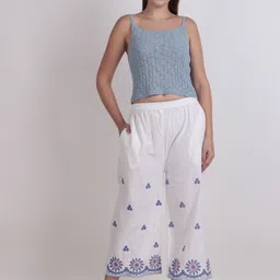 leeza Embroidered plazo Women Pyjama-picture-10