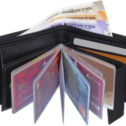 heneda Men Formal Black Artificial Leather Wallet-picture-12