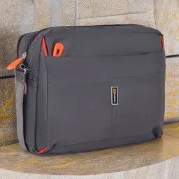 sj enterprises Grey Men Sling Bag Sling Bag for Men Lightweight, Spacious & Perfect for Travel, Office & Daily Use image 3