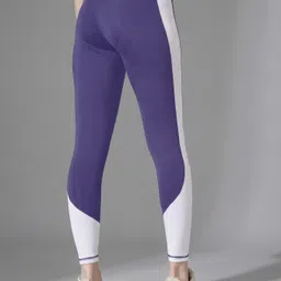 nexsus apparels Color Block Women Purple Tights image 2