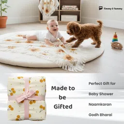 timmy & tammy Floral Crib Dohar for Mild Winter image 5