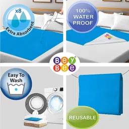 beybee Cotton Baby Bed Protecting Mat image 4