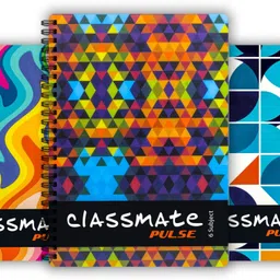 classmate Pulse 6 Subject (297 X 210 mm) Spiral A4 Notebook Unruled 300 Pages-picture-23