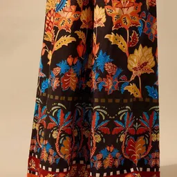 kotty Women Regular Fit Multicolor Polyester Trousers image 3