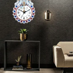 mateswari ventures Analog 35 cm X 26 cm Wall Clock image 4