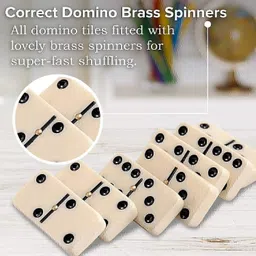 nijek store 28 Piece Double Six Dot Set Toy in Zipper Bag Case Intelligent & Educational Domino Game for Kids image 2